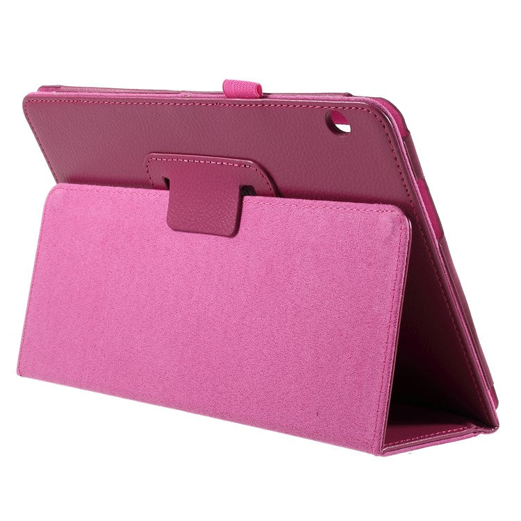 Foldable Stand PU Leather Card Slot Accessory Case for Huawei MediaPad T3 10 inch - Rose