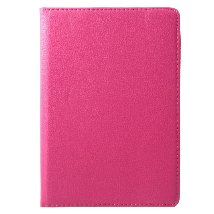 Litchi Grain Leather Protective Case with 360 Degrees Rotary Stand Hollow Design for Huawei MediaPad T3 10 - Rose