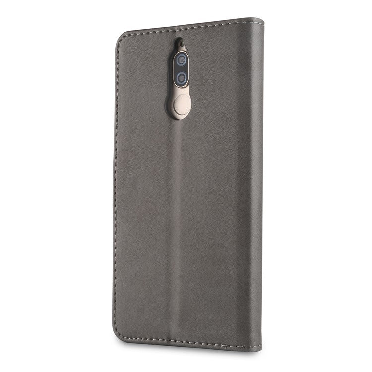 LC.IMEEKE for Huawei Mate 10 Lite / nova 2i / Maimang 6 / Honor 9i (India) PU Leather Wallet Stand Case Mobile Phone Accessory - Grey