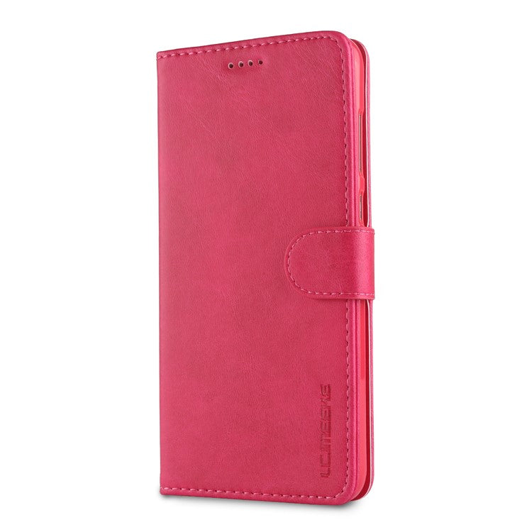 LC.IMEEKE for Huawei Mate 10 Lite / nova 2i / Maimang 6 / Honor 9i (India) PU Leather Wallet Stand Case Mobile Phone Accessory - Rose