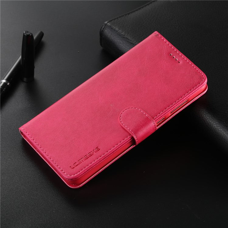 LC.IMEEKE for Huawei Mate 10 Lite / nova 2i / Maimang 6 / Honor 9i (India) PU Leather Wallet Stand Case Mobile Phone Accessory - Rose