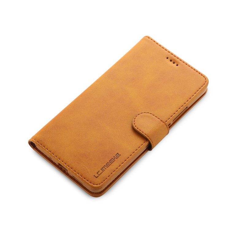 LC.IMEEKE for Huawei Mate 10 Lite / nova 2i / Maimang 6 / Honor 9i (India) PU Leather Wallet Stand Case Mobile Phone Accessory - Brown