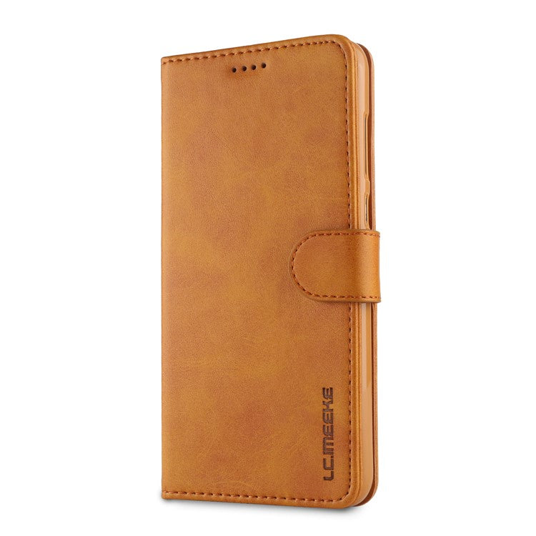 LC.IMEEKE PU Leather Protection Cell Phone Case with Card Slots for Huawei Mate 10 Pro - Brown