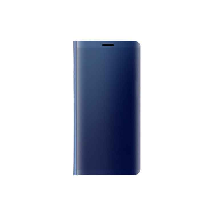 Plated Mirror Surface Leather Stand Mobile Phone Case for Huawei Mate 10 Pro - Blue