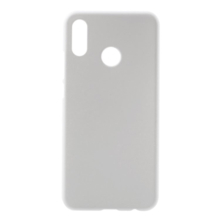 Rubberized Hard Shell Case for Huawei P20 Lite / Nova 3e - White