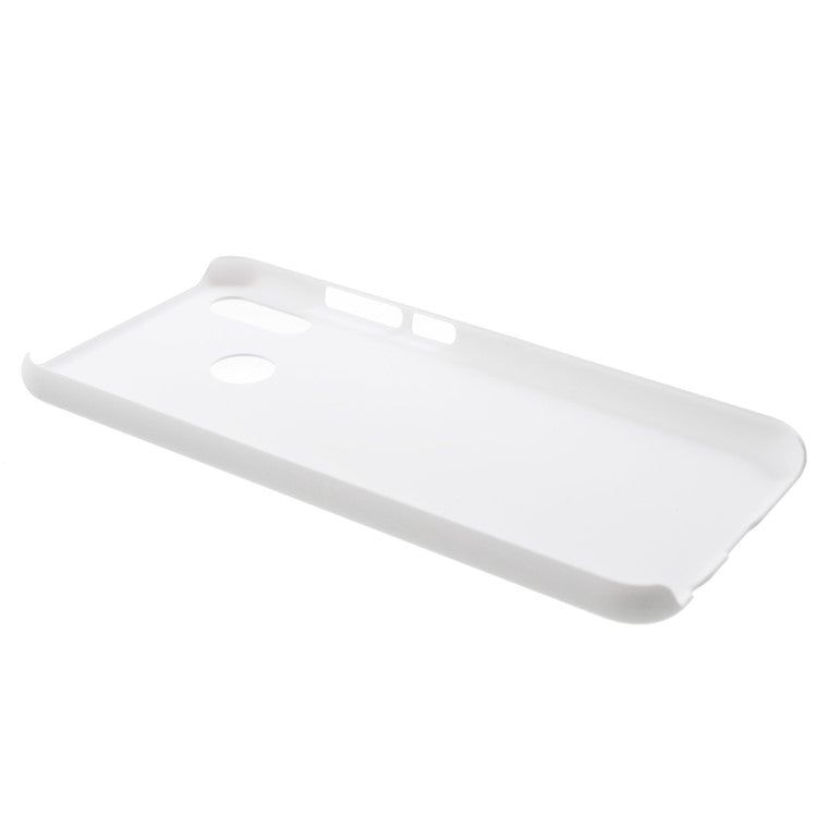Rubberized Hard Shell Case for Huawei P20 Lite / Nova 3e - White