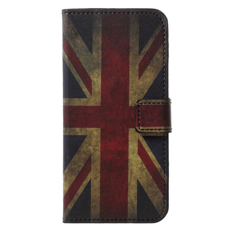Patterned Wallet Stand Leather Case Accessory for Huawei P20 Lite / Nova 3e - Vintage UK Flag