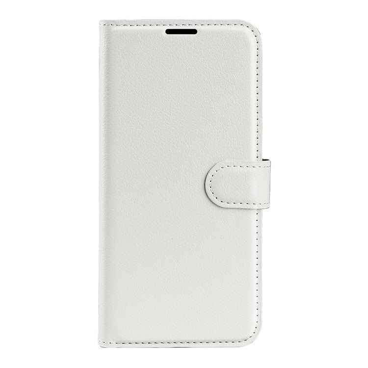 For Huawei P20 Litchi Texture Wallet Stand Leather Phone Accessory Case - White
