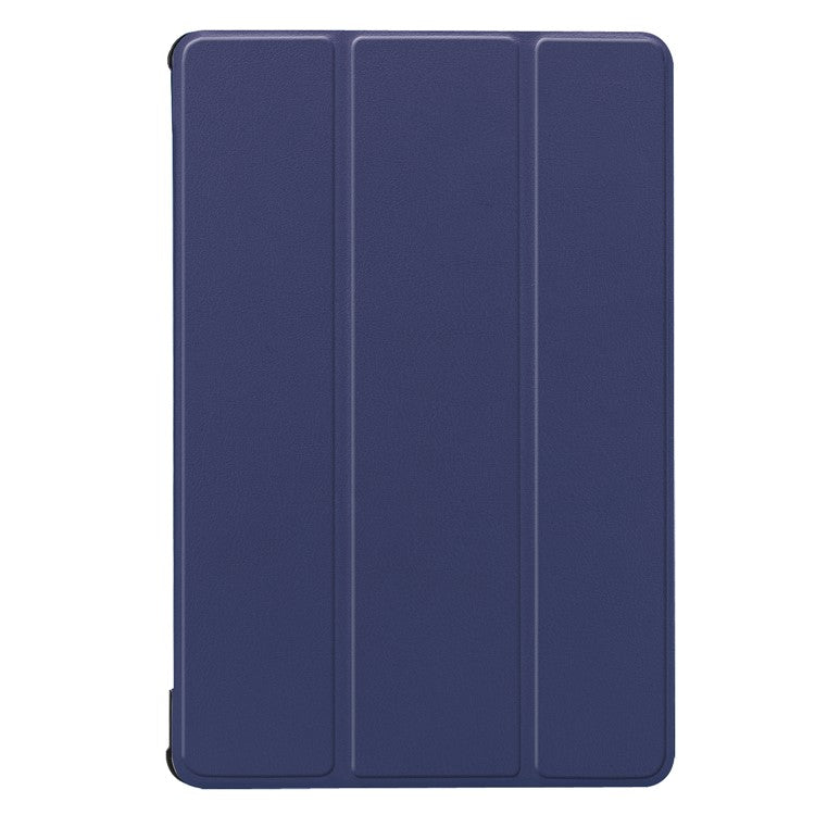 Stable Tri-fold Stand Leather Cover Shell with Stand for Huawei MediaPad M5 10 / M5 10 (Pro) - Dark Blue