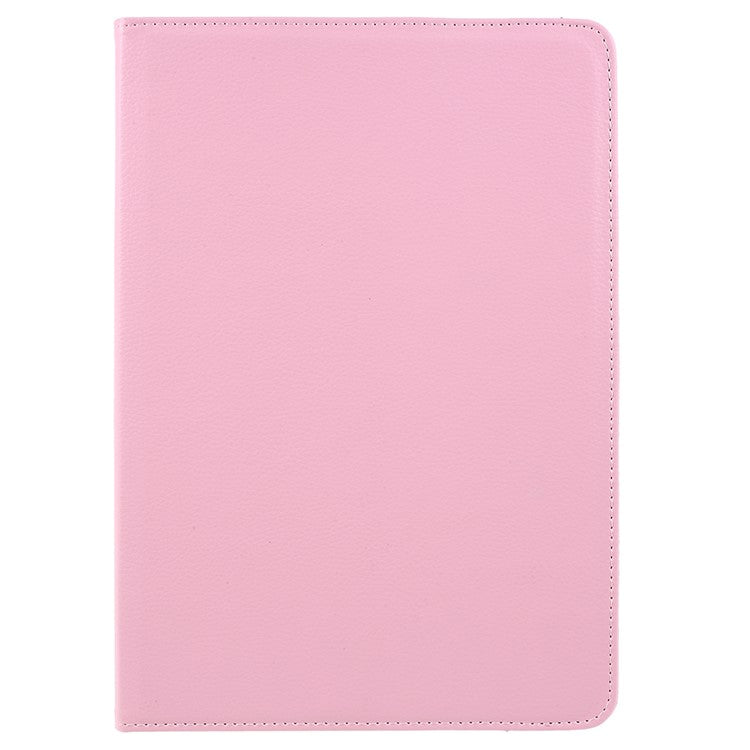 Litchi Skin Leather Case Shell with Rotating Stand for Huawei MediaPad M5 10 / M5 10 (Pro) - Pink
