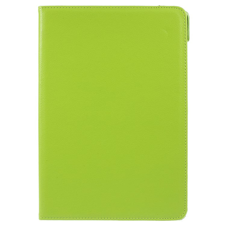 Litchi Skin 360-Degree Rotating Stand PU Leather Case for Huawei MediaPad M5 10 / M5 10 (Pro) - Green