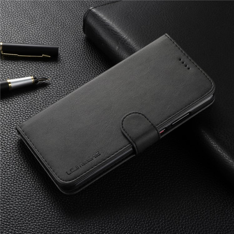 LC.IMEEKE Wallet Stand Leather Protective Case for Huawei P20 - Black