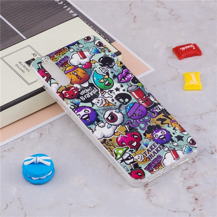 Luminous IMD Patterned Soft TPU Phone Cover for Huawei P20 - Wow Brains