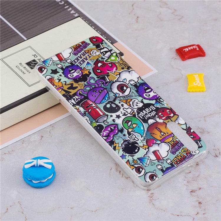 Luminous IMD Patterned Soft TPU Phone Cover for Huawei P20 - Wow Brains