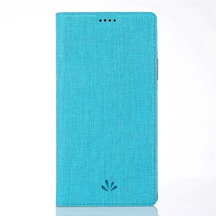 VILI DMX Auto-absorbed Leather Mobile Cover Shell with Card Slot for Huawei P20 Lite / Nova 3e - Blue