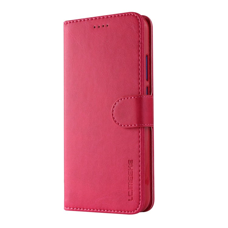 LC.IMEEKE Leather Mobile Phone Case for Huawei P20 Lite/Nova 3e with Reversible Magnetic Clasp Wallet Stand Functions  - Rose