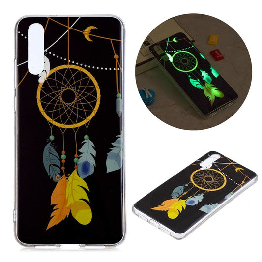 Luminous IMD Patterned Soft TPU Gel Case for Huawei P20 Pro - Dream Catcher