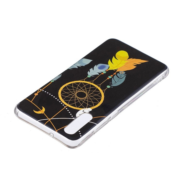 Luminous IMD Patterned Soft TPU Gel Case for Huawei P20 Pro - Dream Catcher