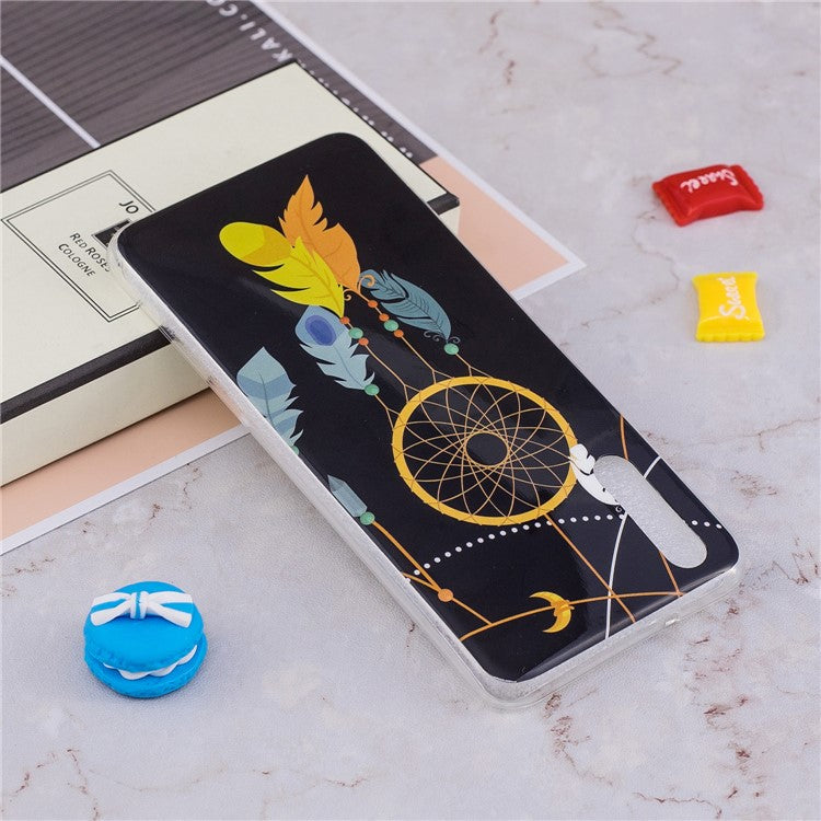 Luminous IMD Patterned Soft TPU Gel Case for Huawei P20 Pro - Dream Catcher