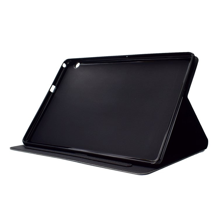 Patterned PU Leather Protector Case with Card Slots for Huawei MediaPad T3 10 - Fox