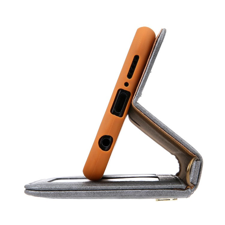 CMAI2 PU Leather Card Slots Phone Protection Casing for Huawei P20 Lite / Nova 3e (China) - Grey