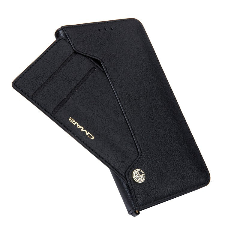 CMAI2 PU Leather Card Slots Mobile Casing for Huawei P20 Pro - Black