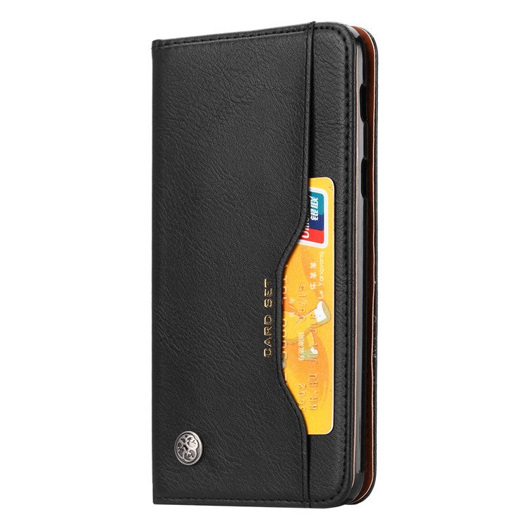 Auto-absorbed Leather Wallet Case for Huawei Mate 20 Lite - Black