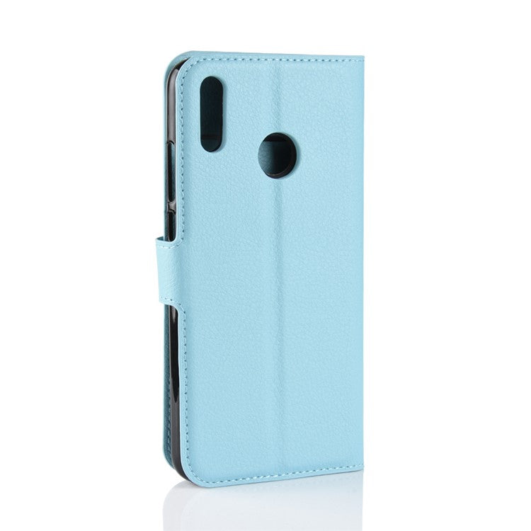 For Huawei Honor 8X / Honor View 10 Lite Litchi Texture Wallet Stand Leather Phone Cover - Blue