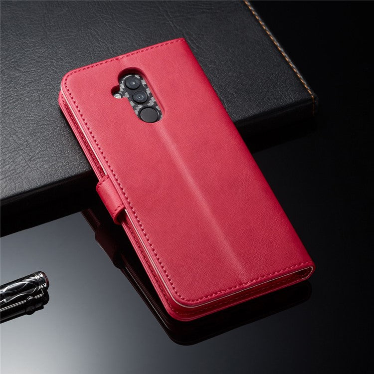 LC.IMEEKE Leather Stand Case with Card Slots for Huawei Mate 20 Lite - Rose