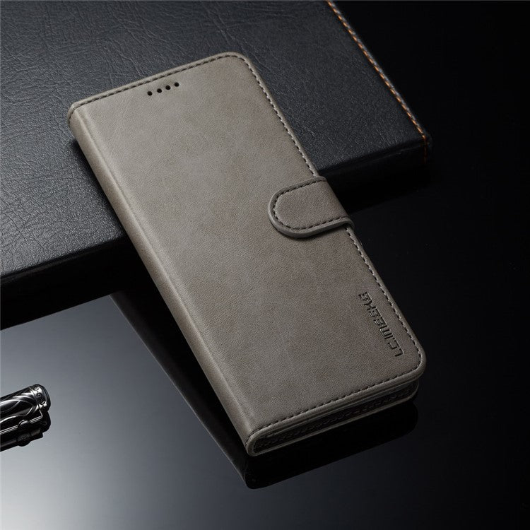 LC.IMEEKE Wallet Leather Cell Phone Case for Huawei Mate 20 Pro - Grey
