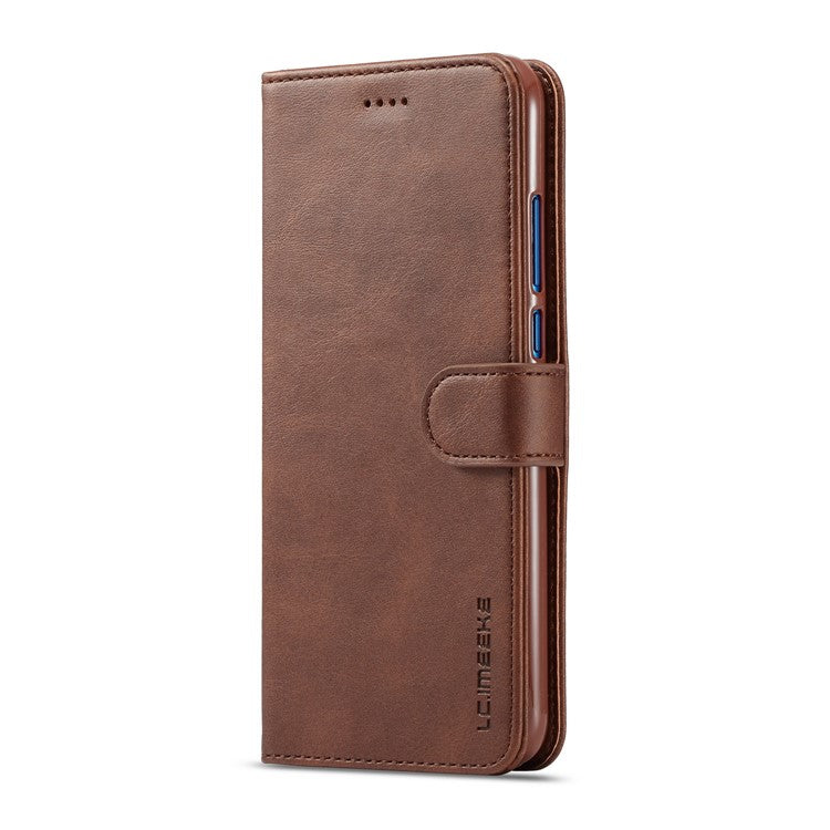 LC.IMEEKE Wallet Leather Stand Case for Huawei Honor 8X / Honor View 10 Lite - Coffee