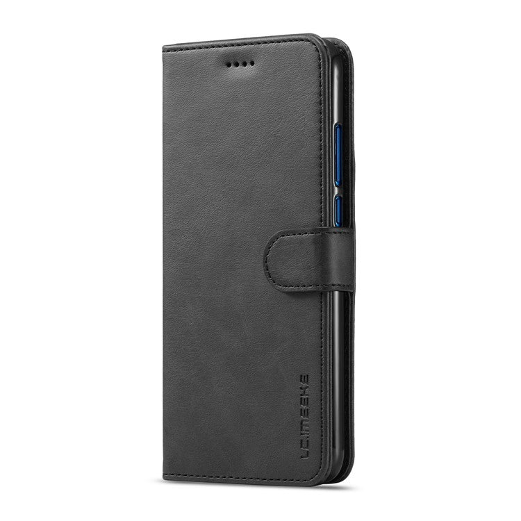 LC.IMEEKE Wallet Leather Stand Cover for Huawei Honor 8X / Honor View 10 Lite - Black
