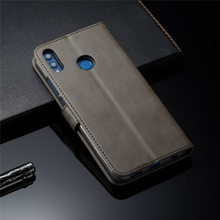 LC.IMEEKE Wallet Leather Magnetic Case for Huawei Honor 8X / Honor View 10 Lite - Grey