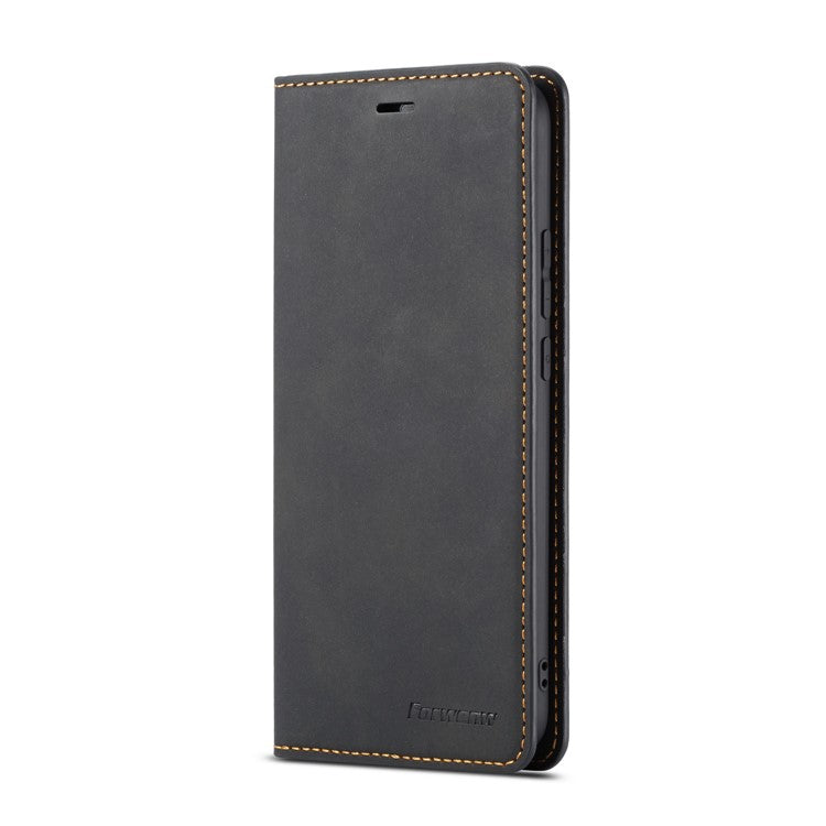 FORWENW Fantasy Series Silky Touch Leather Wallet Case Cover for Huawei Mate 20 Lite - Grey