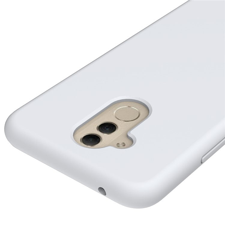Liquid Silicone Protector Cover for Huawei Mate 20 Lite - White