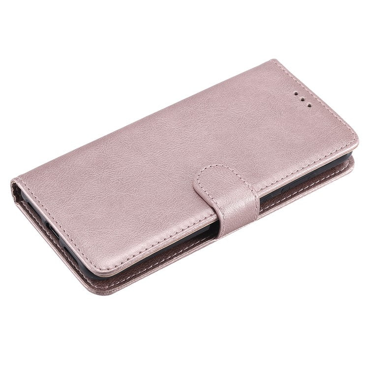 Magnetic KT Leather Series-3 Detachable 2-in-1 Wallet Leather Casing for Huawei P20 Pro - Rose Gold