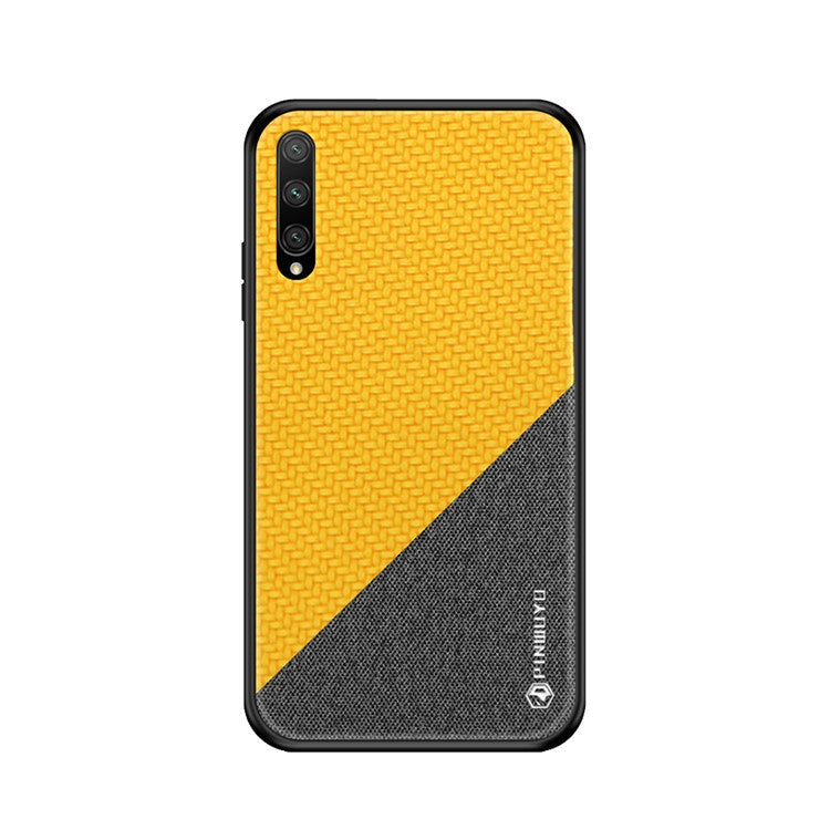 PINWUYO Honorable Series PU Leather Coated PC + TPU Hybrid Case for Huawei Y9s/P smart Pro 2019/Honor 9X (For China)/9X Pro - Yellow