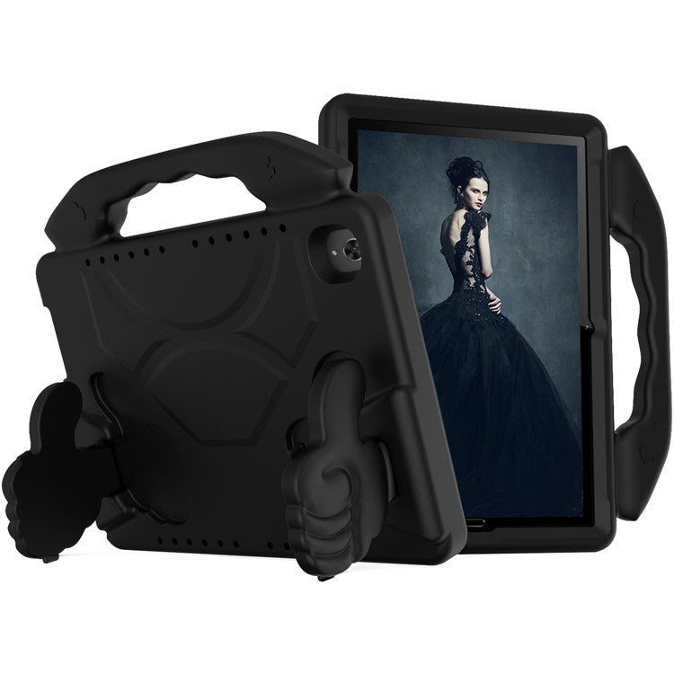 Shockproof Thumb Kickstand EVA Shell for Huawei MediaPad M5 10 (10.8")/MediaPad M5 (Pro) 10.8"/MediaPad M6 10.8-inch - Black