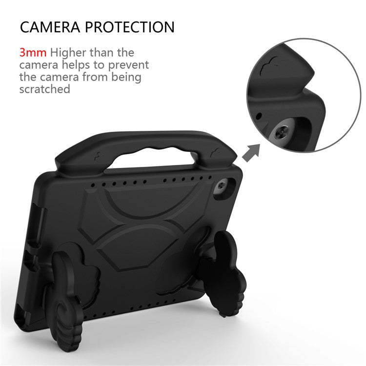 Shockproof Thumb Kickstand EVA Shell for Huawei MediaPad M5 10 (10.8")/MediaPad M5 (Pro) 10.8"/MediaPad M6 10.8-inch - Black