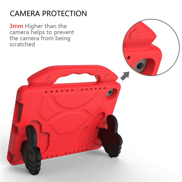 Shockproof Thumb Kickstand EVA Shell for Huawei MediaPad M5 10 (10.8")/MediaPad M5 (Pro) 10.8"/MediaPad M6 10.8-inch - Red