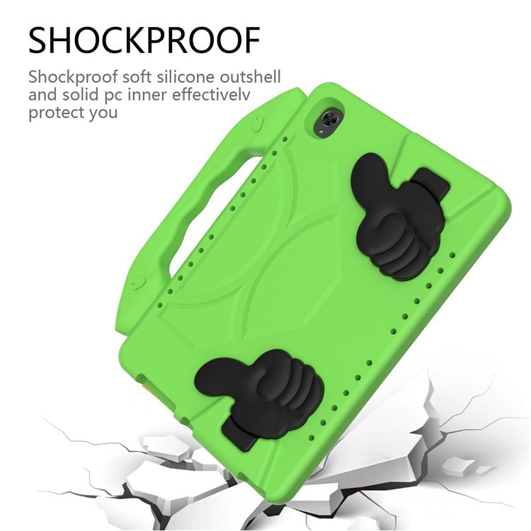 Shockproof Thumb Kickstand EVA Shell for Huawei MediaPad M5 10 (10.8")/MediaPad M5 (Pro) 10.8"/MediaPad M6 10.8-inch - Green