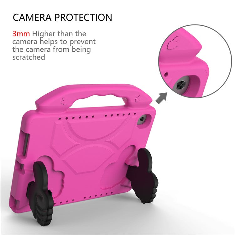 Shockproof Thumb Kickstand EVA Shell for Huawei MediaPad M5 10 (10.8")/MediaPad M5 (Pro) 10.8"/MediaPad M6 10.8-inch - Rose