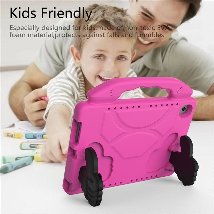Shockproof Thumb Kickstand EVA Shell for Huawei MediaPad M5 10 (10.8")/MediaPad M5 (Pro) 10.8"/MediaPad M6 10.8-inch - Rose