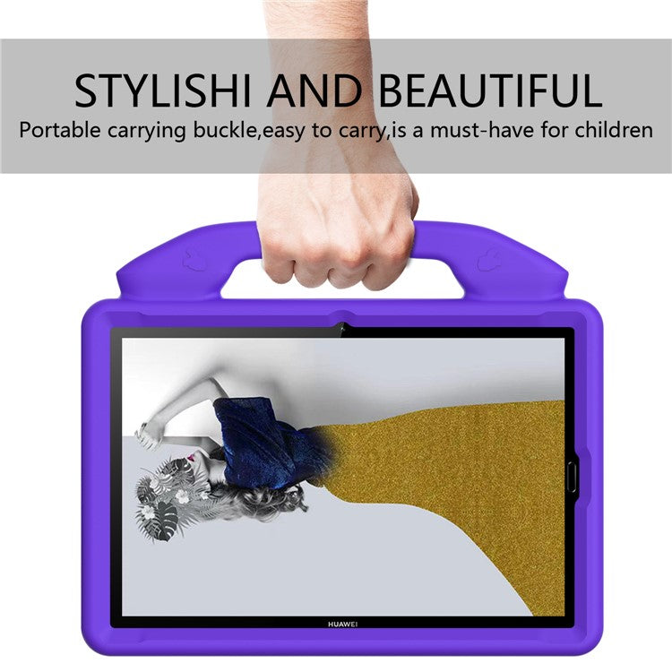 Shockproof Thumb Kickstand EVA Shell for Huawei MediaPad M5 10 (10.8")/MediaPad M5 (Pro) 10.8"/MediaPad M6 10.8-inch - Purple