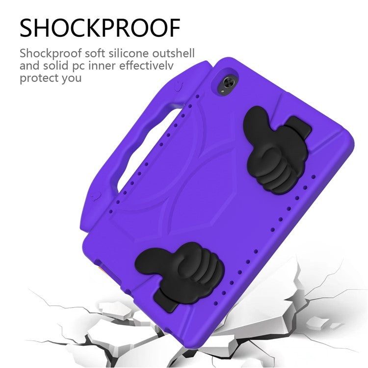 Shockproof Thumb Kickstand EVA Shell for Huawei MediaPad M5 10 (10.8")/MediaPad M5 (Pro) 10.8"/MediaPad M6 10.8-inch - Purple