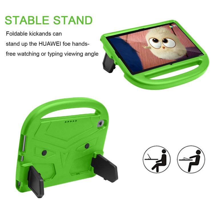 Sparrow Style Shockproof Kickstand EVA Tablet Shell for Huawei MediaPad M5 10 (10.8")/MediaPad M6 10.8-inch - Green