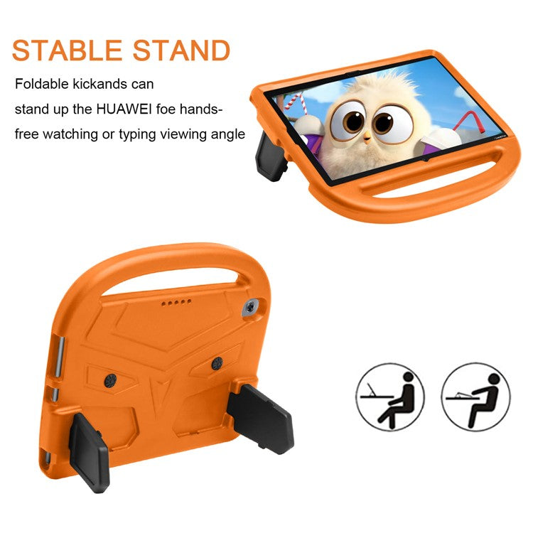 Sparrow Style Shockproof Kickstand EVA Tablet Shell for Huawei MediaPad M5 10 (10.8")/MediaPad M6 10.8-inch - Orange