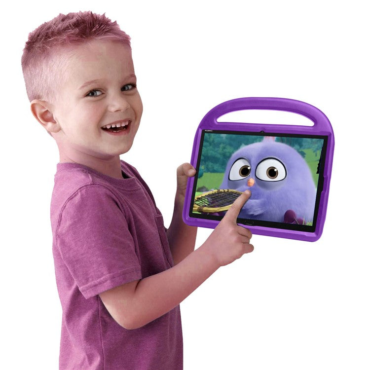 Sparrow Style Shockproof Kickstand EVA Tablet Shell for Huawei MediaPad M5 10 (10.8")/MediaPad M6 10.8-inch - Purple