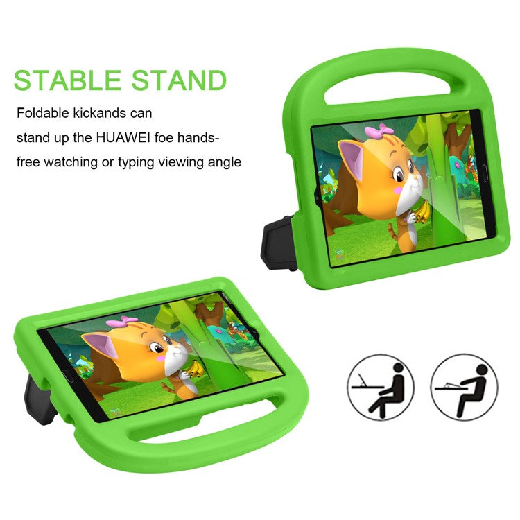 Sparrow Style Shockproof EVA Tablet Case for Huawei MediaPad M5 8 (8.4-inch)/MediaPad M6 8.4-inch - Green