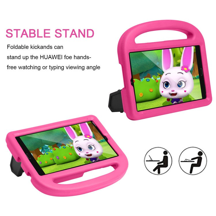 Sparrow Style Shockproof EVA Tablet Case for Huawei MediaPad M5 8 (8.4-inch)/MediaPad M6 8.4-inch - Rose